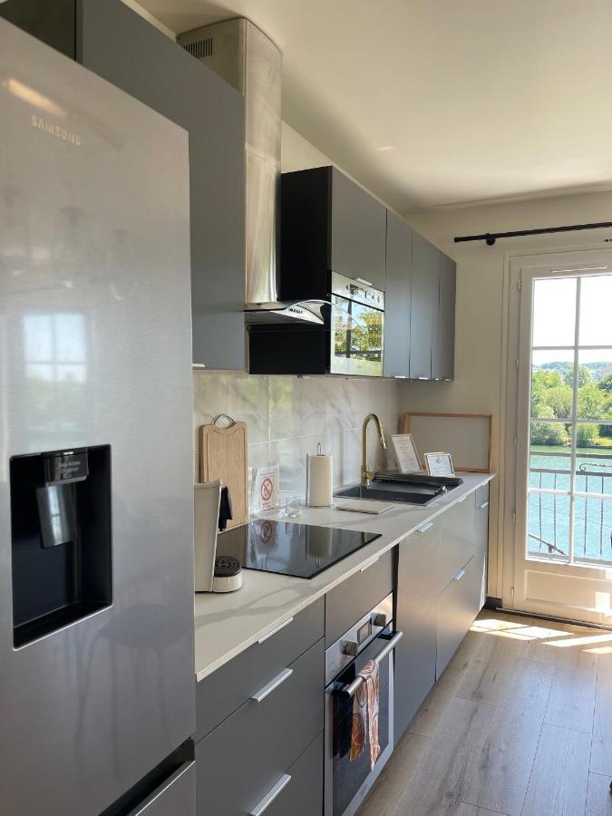 Ambiance Seine, Appartement Lumineux En Bordure De Seine - Chouette Thomery Buitenkant foto